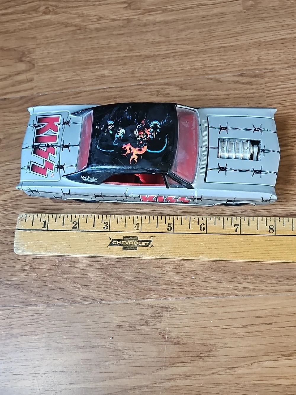 Kiss Hot Rockin 1999 Racing Champion 67 Chevy Chevelle 1:24 Scale Die Cast Car